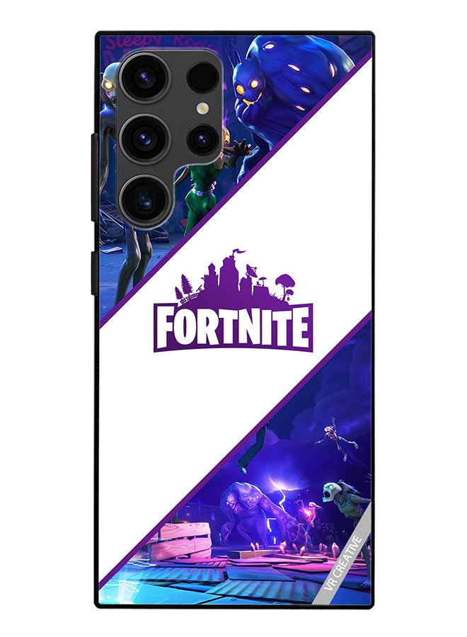 VR CREATIVE Protective Case Cover For Samsung Galaxy S24 Ultra Fortnite Design Multicolour - Image 1