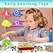 AluAbi Button Art Toys for Toddlers Color Matching Mosaic Pegboard for Age 35Early Preschool Learning Activity Button Crafts Educational Toys Fine Motor Skills Game Gifts for Boys Girls 3 - Image 3