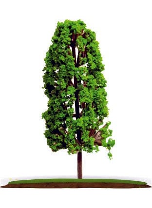 Set of 2 Model Tree 1:100 Scale 8cm (VT1213B-8)