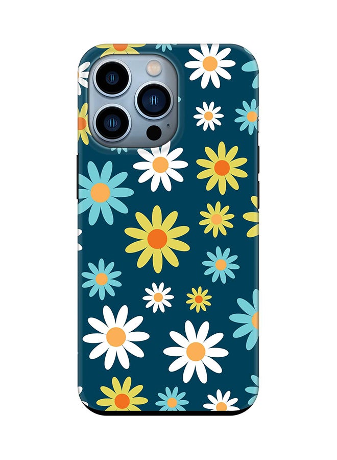 Stylizedd Tough Pro Case for iPhone 15 Pro Dual Layer Hybrid PC TPU Customized Mobile Cover Matte Finish Phone Case - Pick A Daisy - Image 1