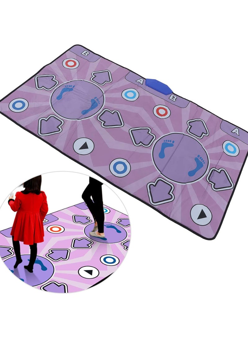 GGOOT Dance Mat Gift for Girls Boys, Double Dancing Game for Kids and Adults, LED Light HD 2 Player High Sensitivity Dance Step Play Pad With AR Camera, Christmas Birthday Gifts - Image 3