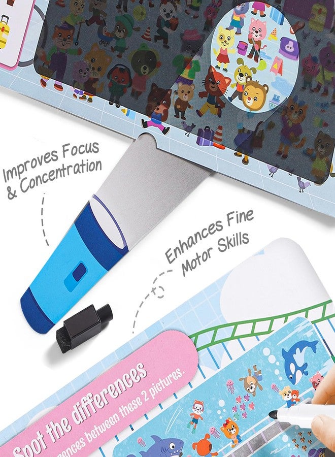 FIRSTCRY INTELLISKILLS مصباح ورقي سحري فاخر من إنتليس سكيلز مع مجموعة أنشطة البحث عن الأشياء للأطفال، ألعاب تعليمية وتفاعلية للأولاد والبنات، لعبة ذهنية للأطفال، بطاقة تفاعلية، هدية عيد ميلاد، مناسبة للأطفال من عمر 3 سنوات فما فوق - Image 4