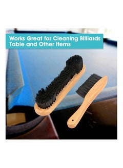 Generic 2 Pcs Billiards Pool Table Rail Brush Set,Pool Table Brush, Snooker Table Brush Set, Pool Table Felt, Pool Tables Pool Table Felt Cleaner Billiards Pool Table Accessories  - Image 4