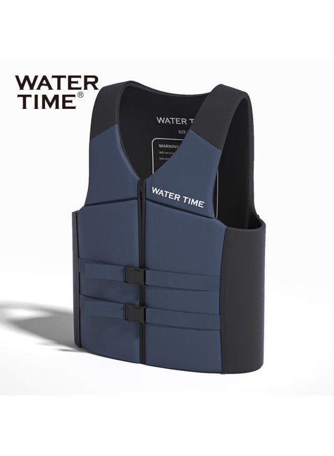 Watertime/shuichuan Life Jacket, Adult High Buoyancy Swimwear, Snorkeling Vest For Men And Women, Swimming Equipment, Deep Sea Blue-m - Image 1