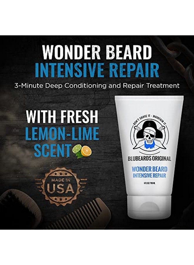 Bluebeards Original Wonder Beard Intensive Repair 4 Oz Beard Conditioner For Men With Meadowfoam Seed Oil & Amino Acids To Deeply Restore Soften And Rejuvenate Your Beard And Skin Made In Usa - Image 4