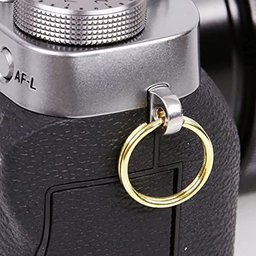 Foto&Tech Stainless Steel Round Lug Ring Camera Strap Split Ring for Small Cameras (4 pcs, Original) - Image 2