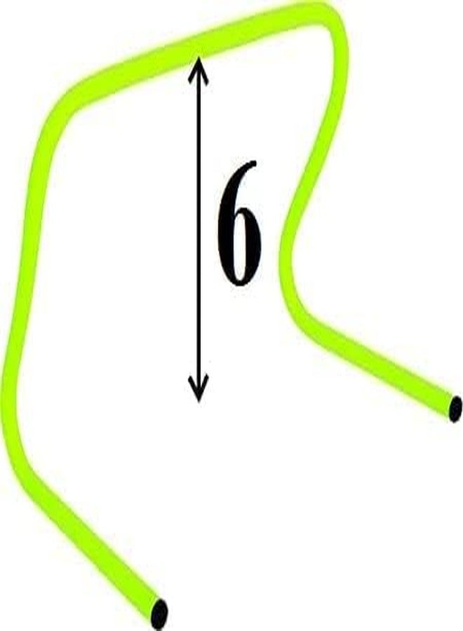 GLS Agility Hurdles for Field Training and Speed Coordination, 6-inches - (Pack of 6) - Image 5