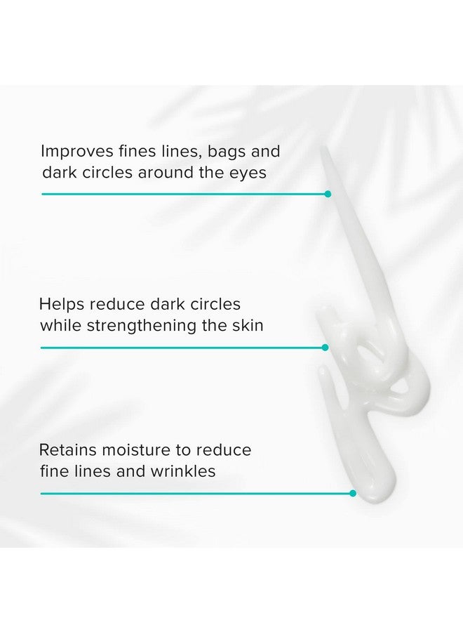 كلاريتي آر إكس كريم العيون ClarityRx Easy On The Eyes المنعم، كريم طبيعي مضاد للشيخوخة تحت العين للهالات السوداء، يحتوي على حمض الهيالورونيك والبارابين وخالٍ من القسوة (0.5 أونصة) - Image 3