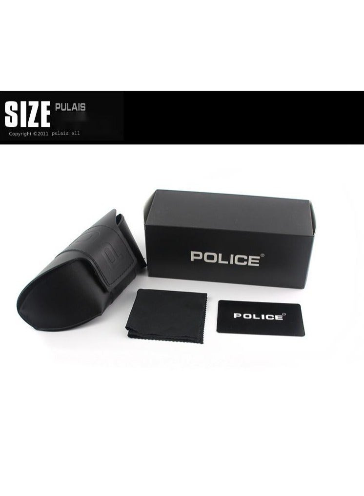 POLICE Men Driving Polarized Sunglasses ,Cycling Sunglasses,with UV 400 Protection Sun Glasses Black Gold - Image 4