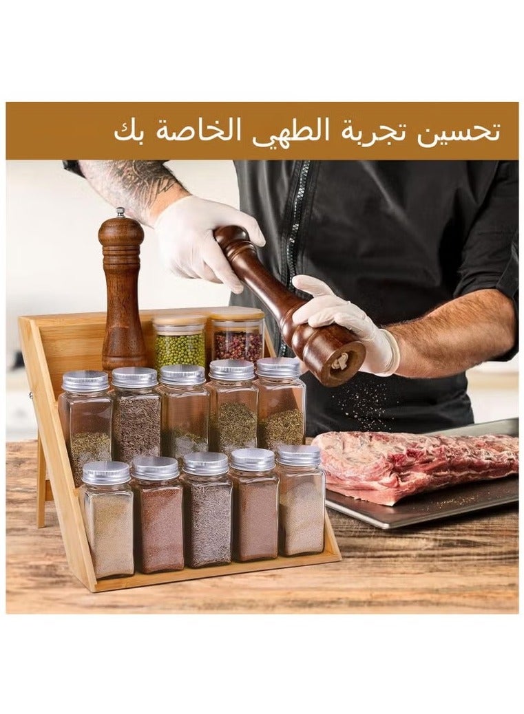 بيوينتي رف توابل من 3 طبقات من الخيزران - Image 5