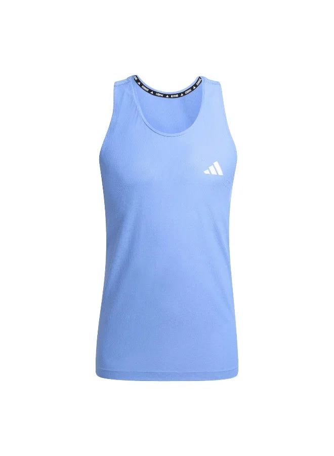 Adidas Otr B Tank Blue Running Tops For Men XS