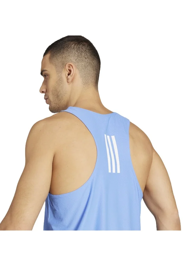 Adidas Otr B Tank Blue Running Tops For Men XS