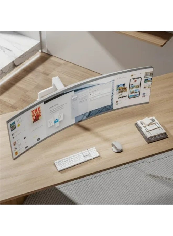 VSYS Future-Proof Heavy-Duty Gas Spring Monitor Arm - VMAD-C012WG For Heavy and Oversized 24"~57" Monitors - Image 4