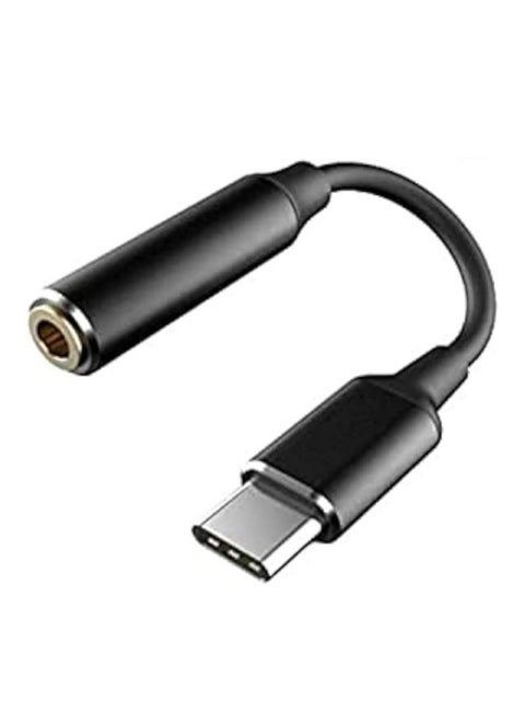 USB-C to 3.5mm Headphone Jack Adapter - Digital Audio Converter with Remote Control Compatible with Samsung, OnePlus, Google Pixel and More Multiple Colors (Random Color Black or White)