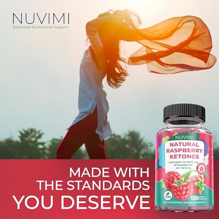 NUVIMI Raspberry Ketones - 4000 mg - Natural Dietary Food Supplement to Help Support Healthy Keto Diet for Men & Women - 120 Vegan Capsules - Image 4