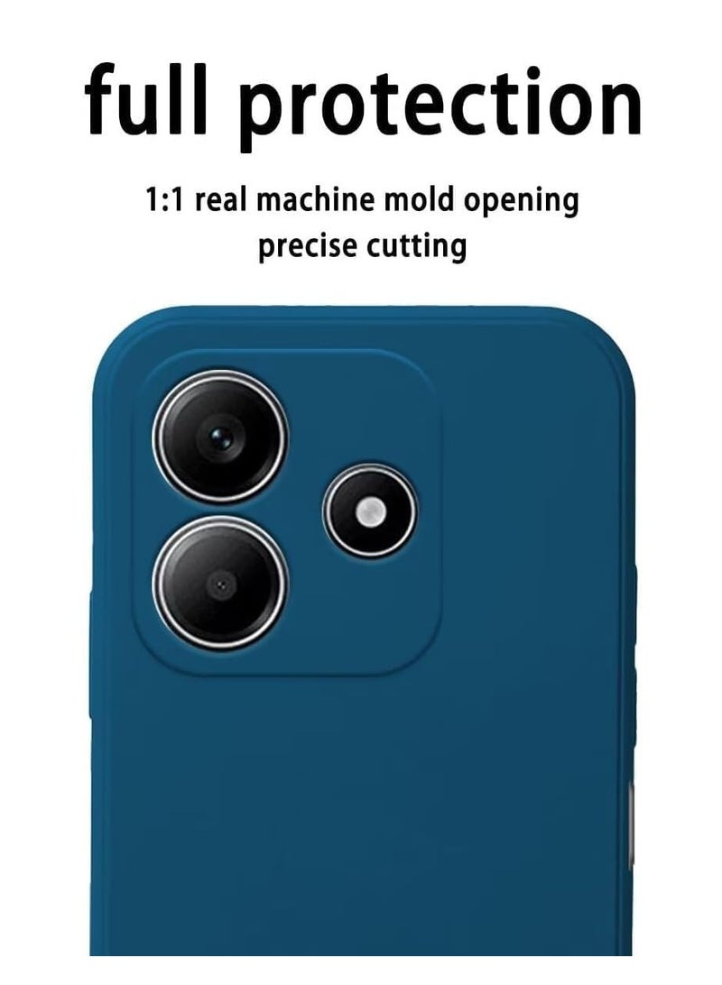 BORTONY Xiaomi Redmi Note 14 5G Case Cover Liquid Silicone Soft TPU Lightweight Shock Protective Cover with Camera Protection for Xiaomi Redmi Note 14 5G - Image 4
