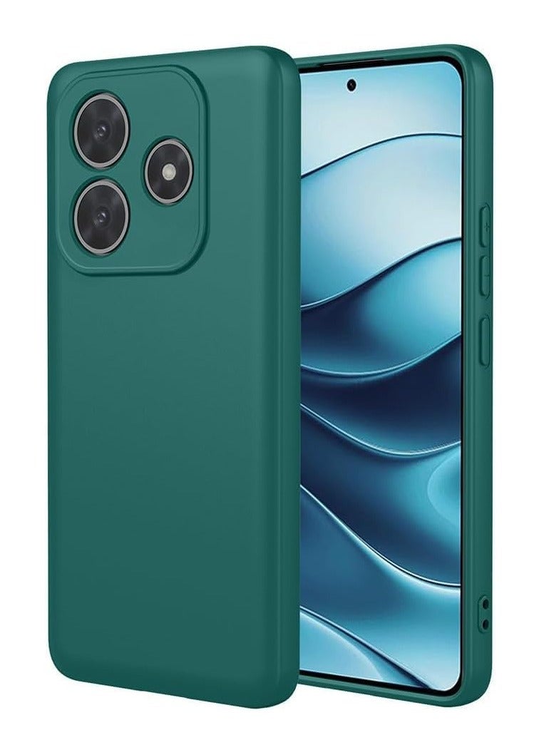 BORTONY Xiaomi Redmi Note 14 5G Case Cover Liquid Silicone Soft TPU Lightweight Shock Protective Cover with Camera Protection for Xiaomi Redmi Note 14 5G - Image 3