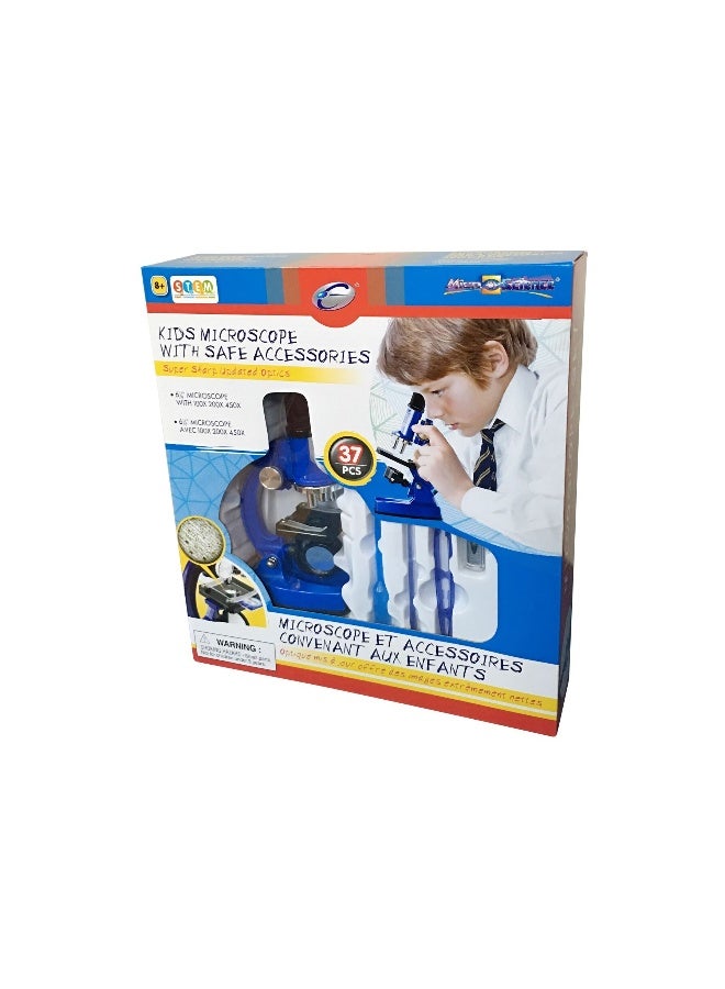 Eastcolight Micro Science 37-Piece Kids Microscope with Safe Accessories - Image 1