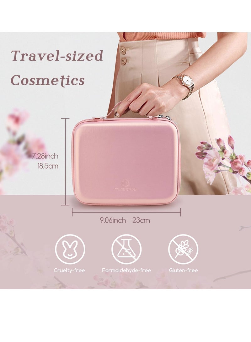 COLOR NYMPH Color Nymph Makeup for Teens with Reusable Pink Handbag, All In One Girls Makeup Sets Makeup Kits for Girls Women with Eyeshadow Blushes Bronzer Highlighter Lipgloss - Image 4