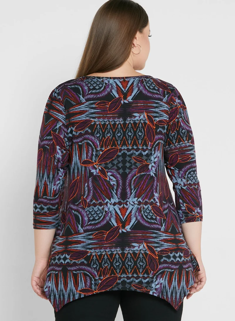 Avenue Isla Printed Top
