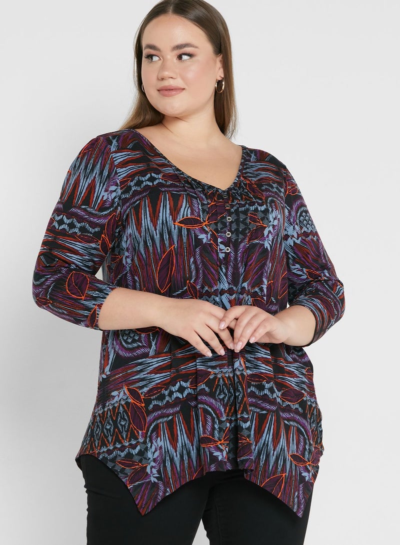 افينيو بلوزة مطبوعة من آيلا - Image 1