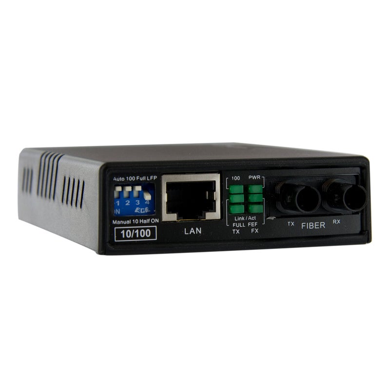 StarTech.com 10/100 Mbps Ethernet to Fiber Optic Media Converter - ST Multimode - 1310nm - 2km - Full/Half Duplex , TAA (MCM110ST2) - Image 5