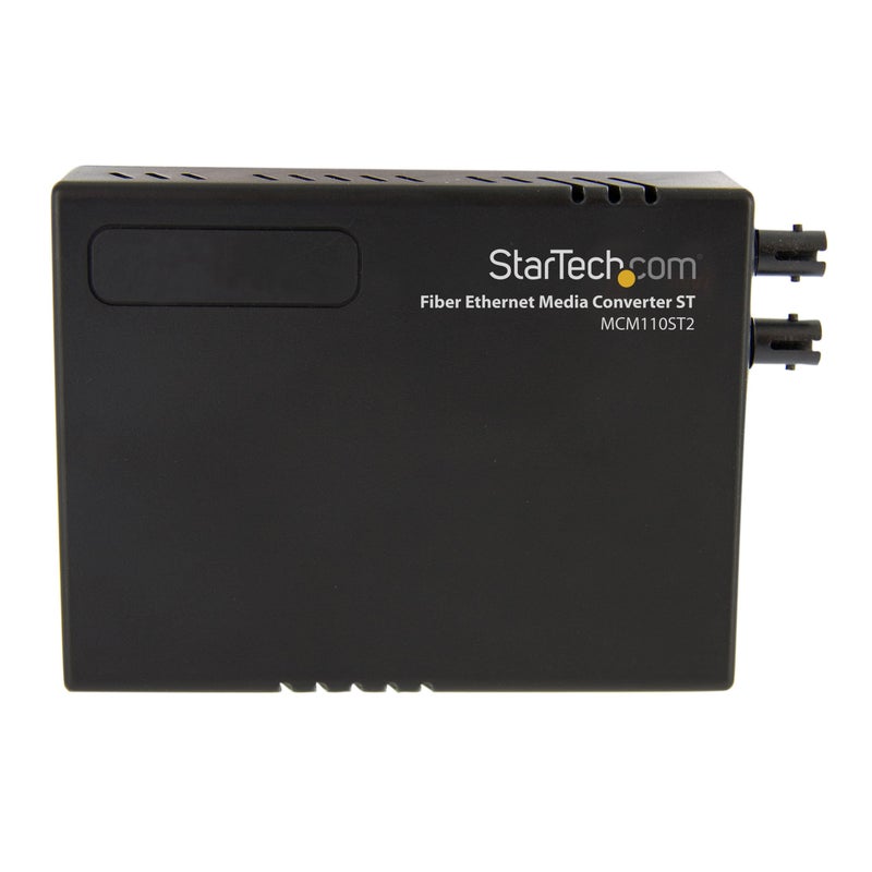 StarTech.com 10/100 Mbps Ethernet to Fiber Optic Media Converter - ST Multimode - 1310nm - 2km - Full/Half Duplex , TAA (MCM110ST2) - Image 2
