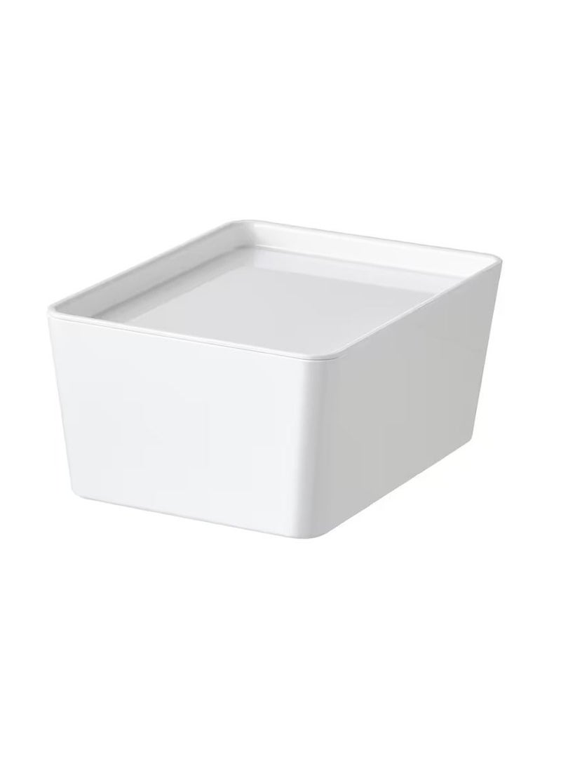 Box with lid, white13x18x8 cm - Image 1