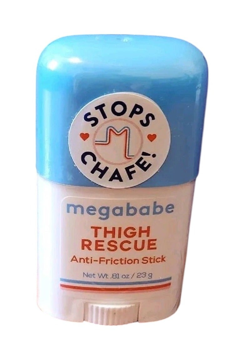 Megababe Thigh Rescue Anti-Chafe Stick Mini | Travel size, great for on-the-go | Prevents skin chafe & irritation | Thighs, arms, bra-lines & more | 0.81 oz (Pack of 1) - Image 1