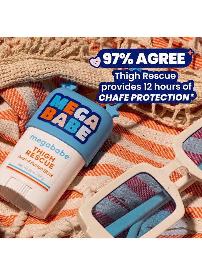 Megababe Thigh Rescue Anti-Chafe Stick Mini | Travel size, great for on-the-go | Prevents skin chafe & irritation | Thighs, arms, bra-lines & more | 0.81 oz (Pack of 1) - Image 5