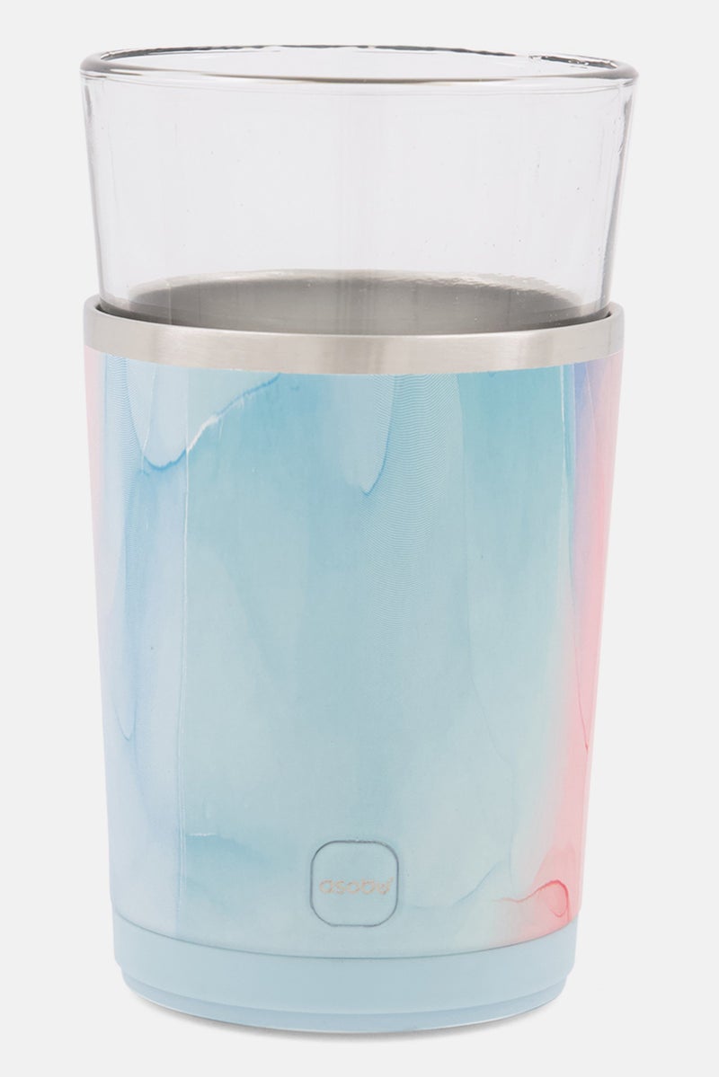 asobu Vacuum Insulated Stainless Steel Beer Sleeve Glass 500ml, Blue - Image 3