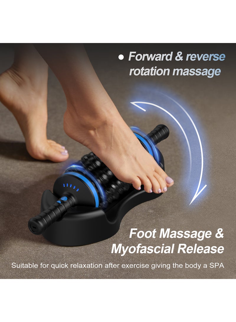 EzzySo حزام تدليك قابل للنفخ يعمل بالأشعة تحت الحمراء مع شحن USB وشاشة LED وضمادة قطنية وتصحيح العمود الفقري واهتزاز الخصر - Image 3