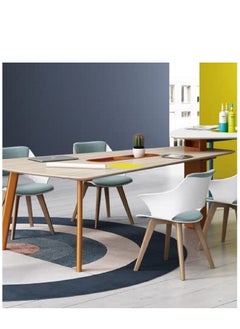 BAFCO Dining Chair for Cafeteria Seating Side Chair Kitchen Resturants Hotels Living Room Chair (Material: ABS+Fabric) Multicolour  - Image 2