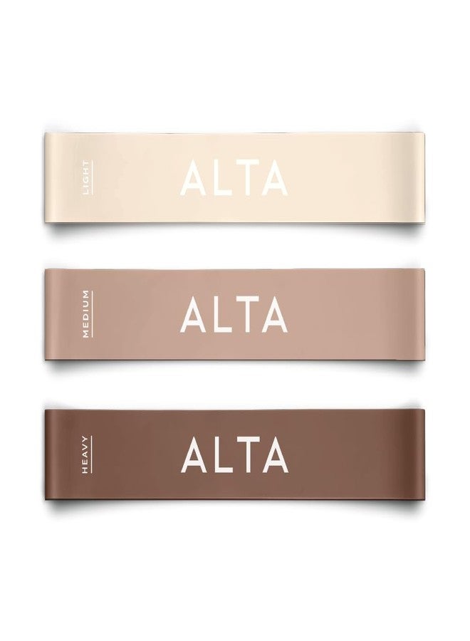 ALTA Mini Loop Bands for Exercise - Premium Durable Latex - Small Resistance Bands for Women, Booty Bands for Working Out, Leg Stretch Loops for Physical Therapy, Pilates Exercise Mini Bands Set - Image 1