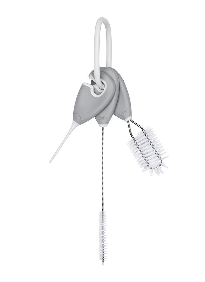 OXO TOT - Bottle And Cup Cleaning Set - Grey - Image 1