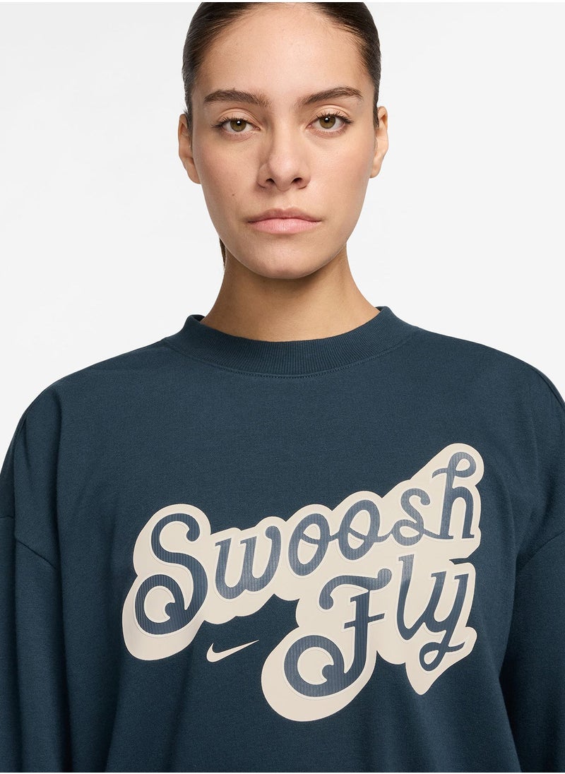 Nike Swoosh Fly Seasonal Fleece Sweatshirt  - Image 3