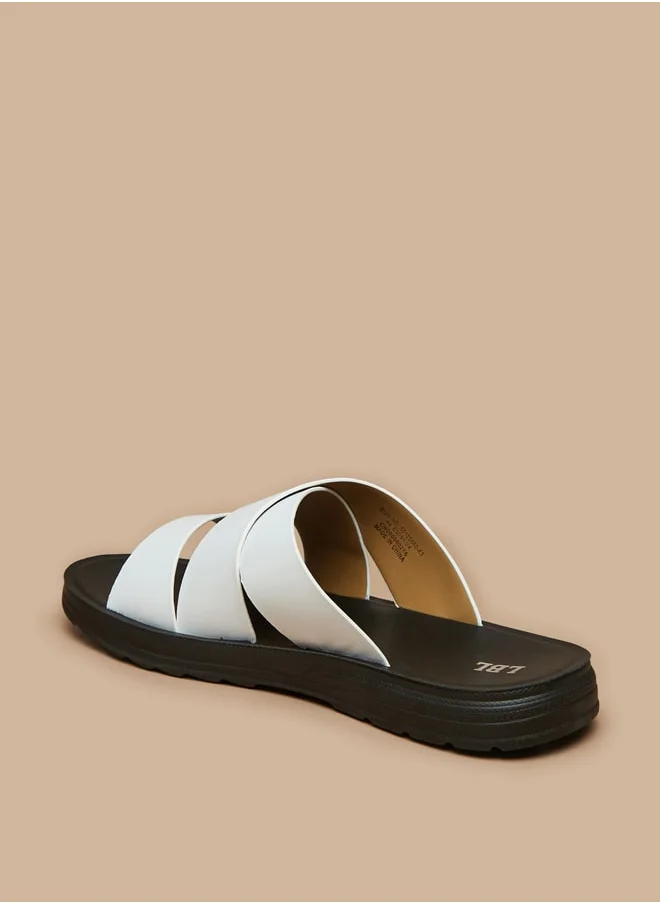 ال بي ال من شو اكسبرس Mens Solid SlipOn Sandals  Ramadan Collection