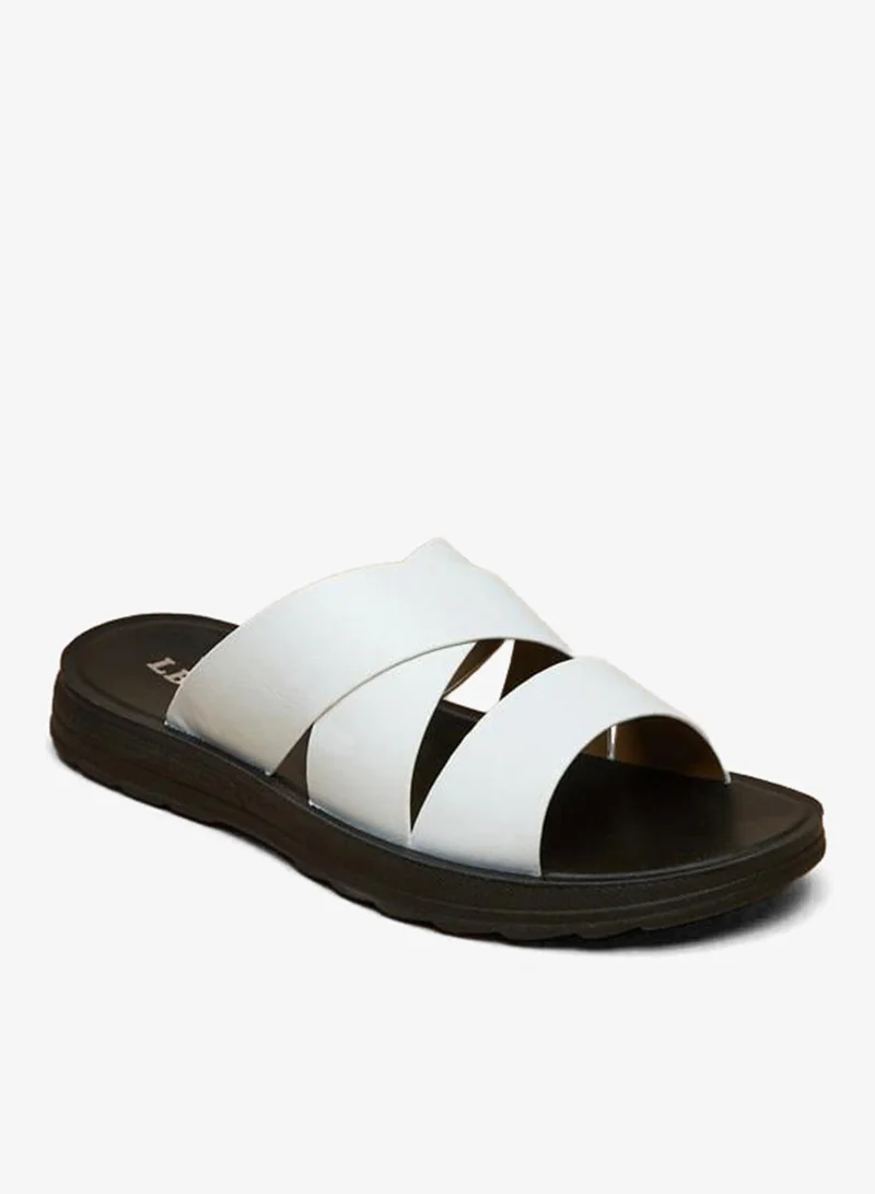Mens Solid SlipOn Sandals