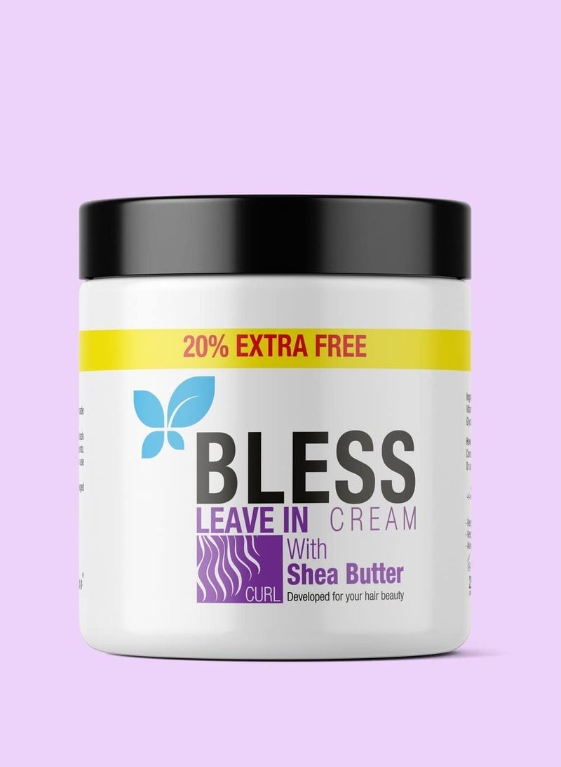 بليس كريم يترك على البشرة بزبدة الشيا 250 مل - Image 2