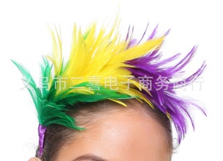 Creative Colorful Feather Headband for Weddings Green Yellow Purple - pzsku/Z440947A41B8843D51702Z/45/1746208099/62313f11-838d-4e35-9a7b-8af4ac36d33b