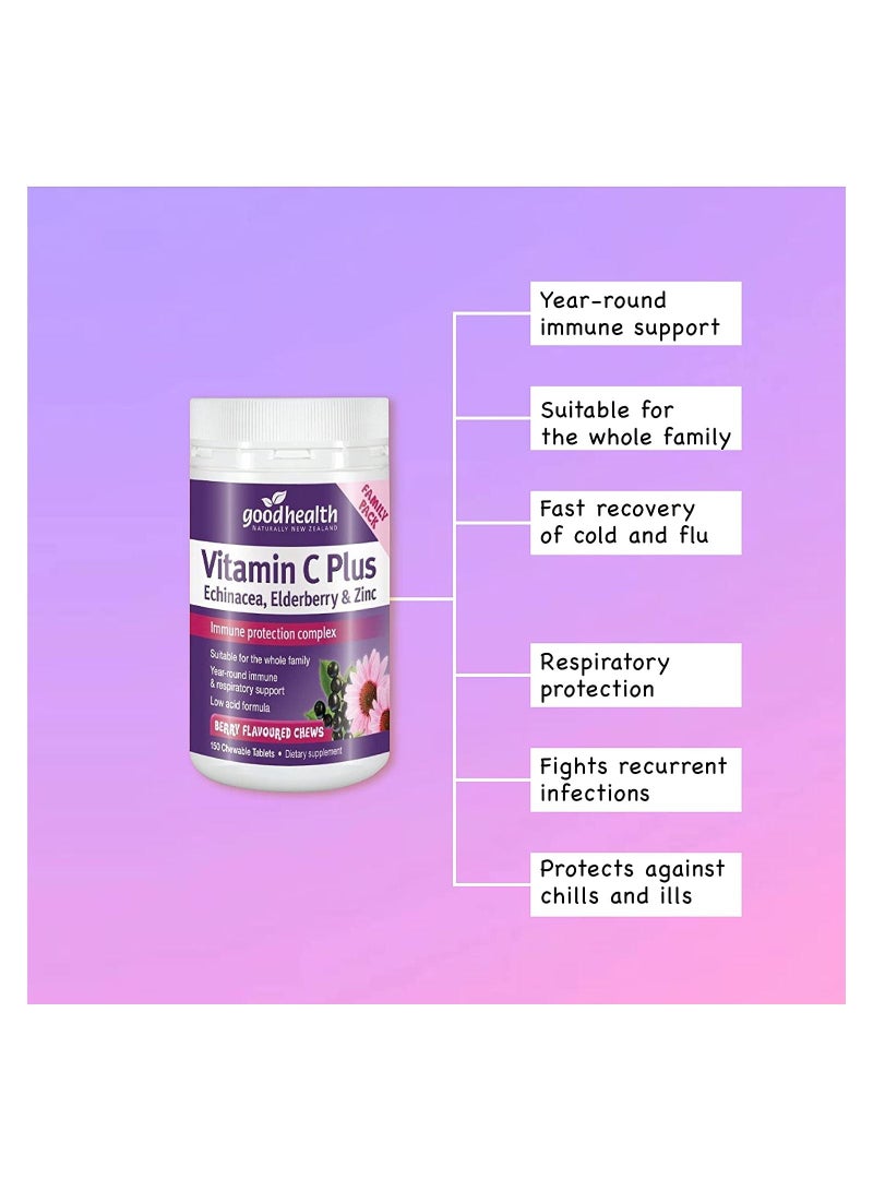 Good Health Vitamin C Plus Chews Echinacea, Elderberry & Zinc  Immunity Booster - Image 2