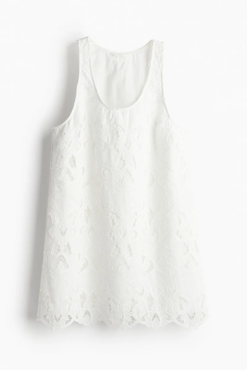 H&M Broderie anglaise mini dress