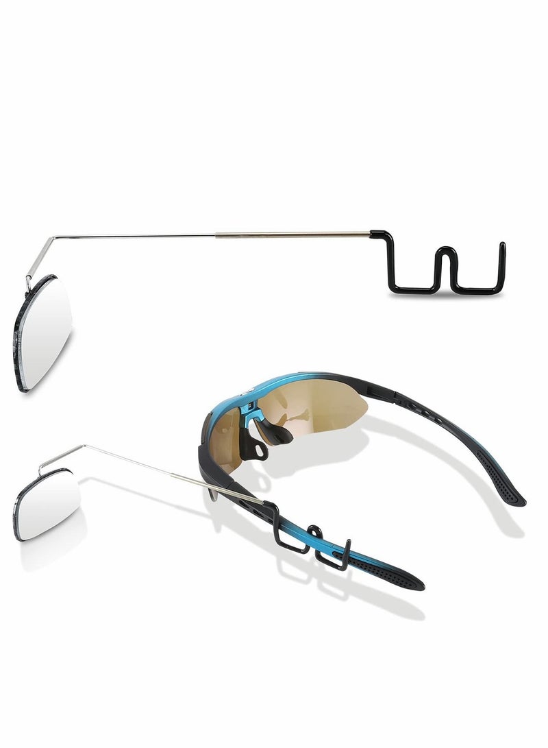 Excefore Bike Eyeglass Mirror, 360 Degree Adjustable Bicycle Cycling Rear View Wide Angle Mirror, Riding Accessories,1 Pack - Image 2