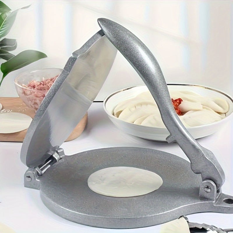 Silvery Small Dumpling Skin Press Durable Flour Corn Cake Maker - Image 3