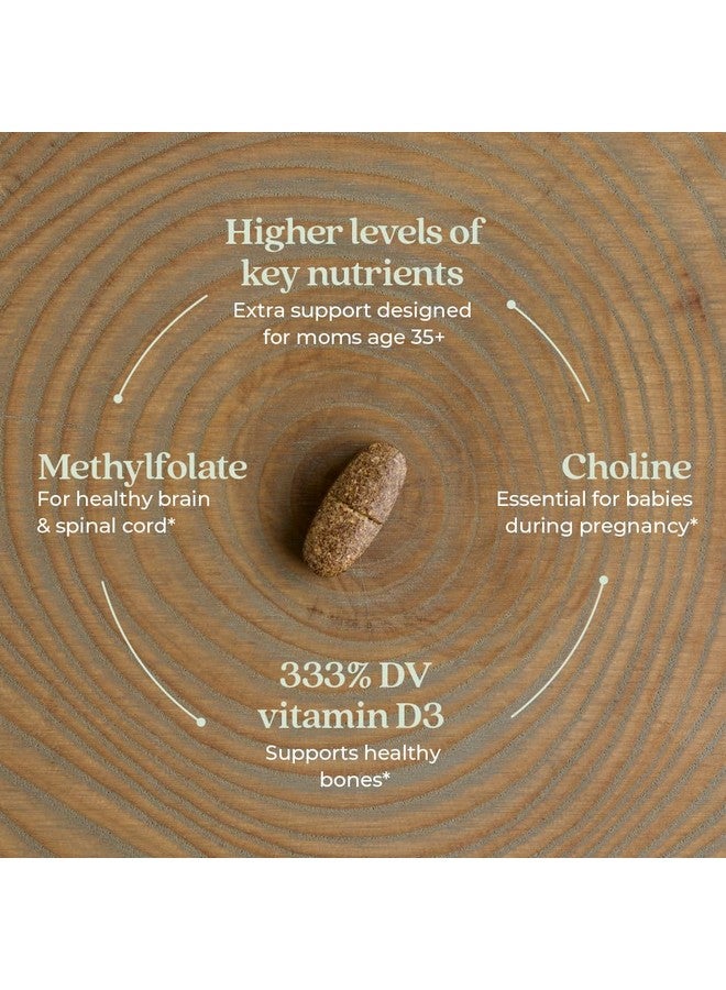 نيو تشابتر فيتامينات ما قبل الولادة من نيو تشابتر، فيتامينات متعددة يومية واحدة مُعززة لما قبل الولادة لمن تزيد أعمارهم عن 35 عامًا مع ميثيل فولات + كولين لأم وطفل أصحاء، خالية من الغلوتين وغير معدلة وراثيًا - 90 قرصًا - Image 4