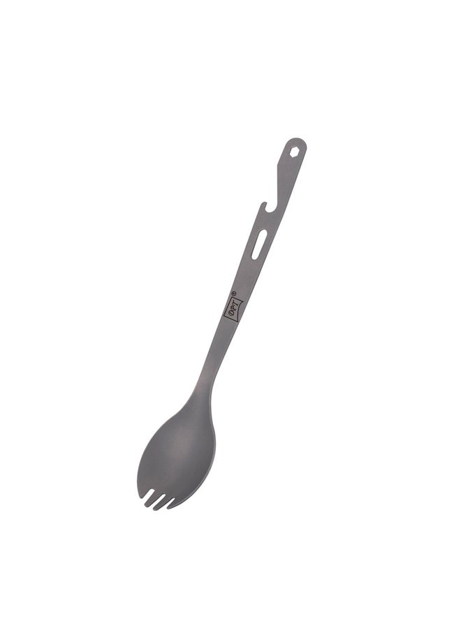 DPT ملاعق الرحلات، ملاعق التنزه، رمادي، الحجم 4*19.7 سم - Image 1