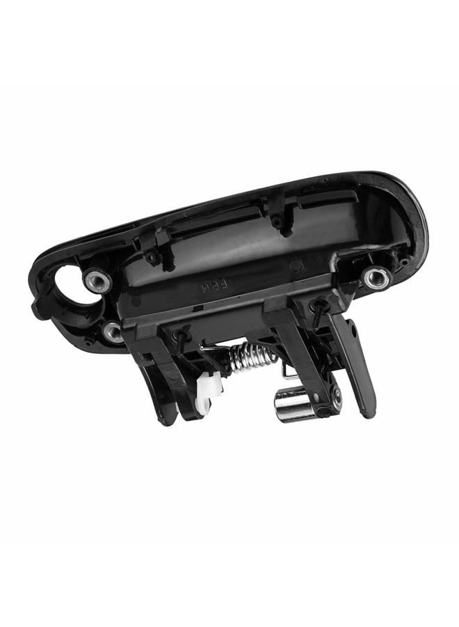HHCSOP 8PCS Exterior Interior Front Rear Door Handles Set Left Driver & Right Passenger Side Fit for 1998 1999 2000 2001 2002 Toyota Corolla Chevy Prizm (Black & Gray) - Image 5