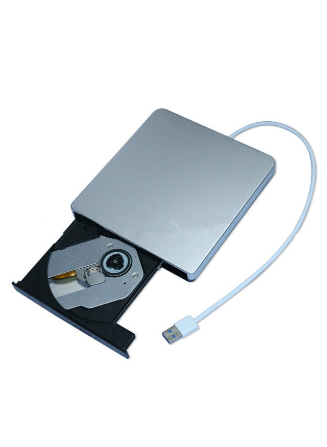 نموذج خاص 3.0 محرك أقراص DVD خارجي USB عالي الاستقرار للكمبيوتر المحمول العالمي - اللون: فضي - Image 1