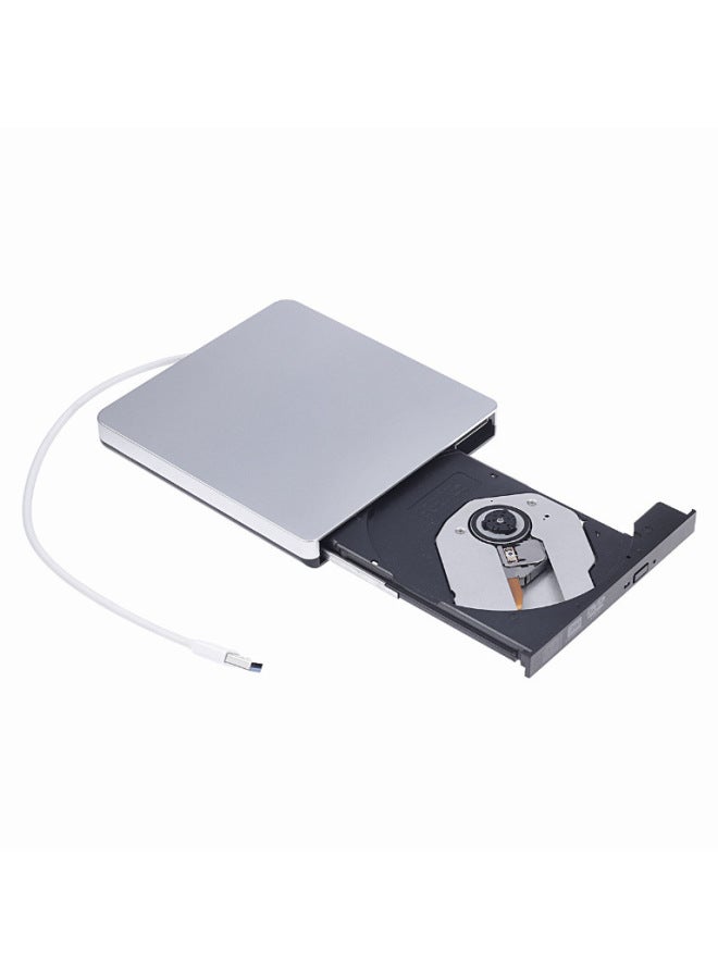 نموذج خاص 3.0 محرك أقراص DVD خارجي USB عالي الاستقرار للكمبيوتر المحمول العالمي - اللون: فضي - Image 3