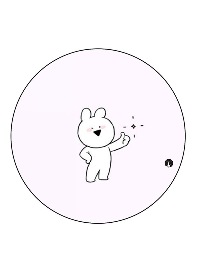 RKN Rabbit Printed Mouse Pad Multicolour
